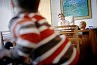 Ministère de Nathalie Kosciusko-Morizet – secrétaire d’état à l’écologie. Le fils de la ministre lui rend visite dans son bureau, septembre 2007