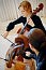 Ministère de Nathalie Kosciusko-Morizet – secrétaire d’état à l’écologie. Cours de violoncelle au dernier étage du ministère, septembre 2007